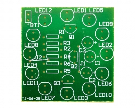 DIY Kit LED Circular Lamp DC 5V LED Light Electronic Soldering Practice Kits for Beginners